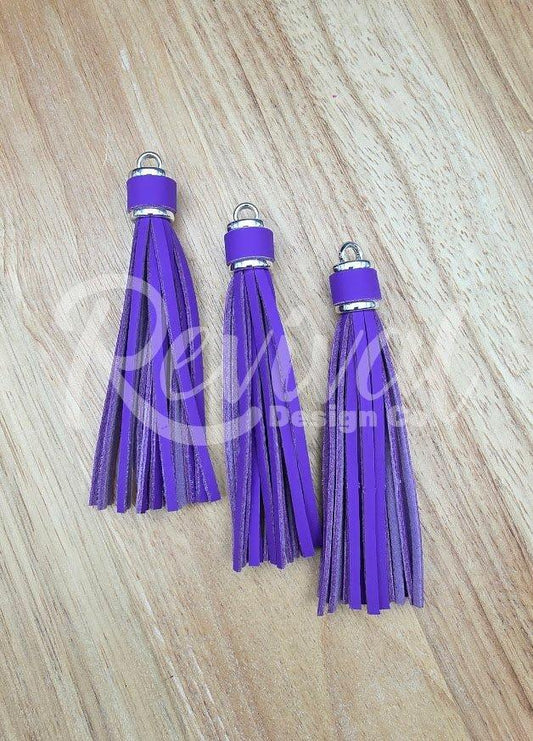 Large Violet Tassel - 4"