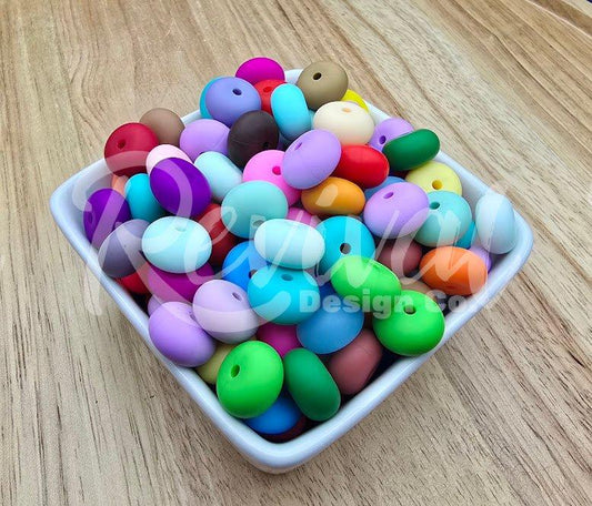 Silicone Abacus Bumpers - Confetti - Pack of 50