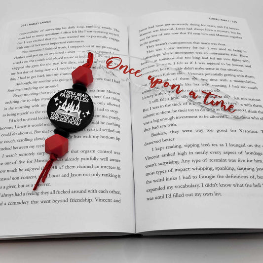 Once Upon A Time Acrylic Beaded Bookmark