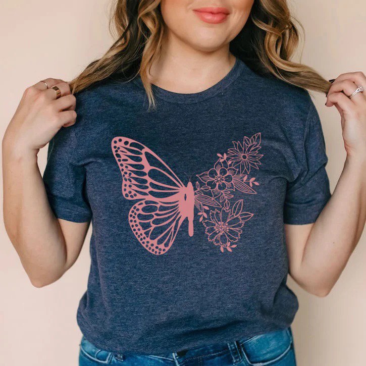 Floral Butterfly Shirt