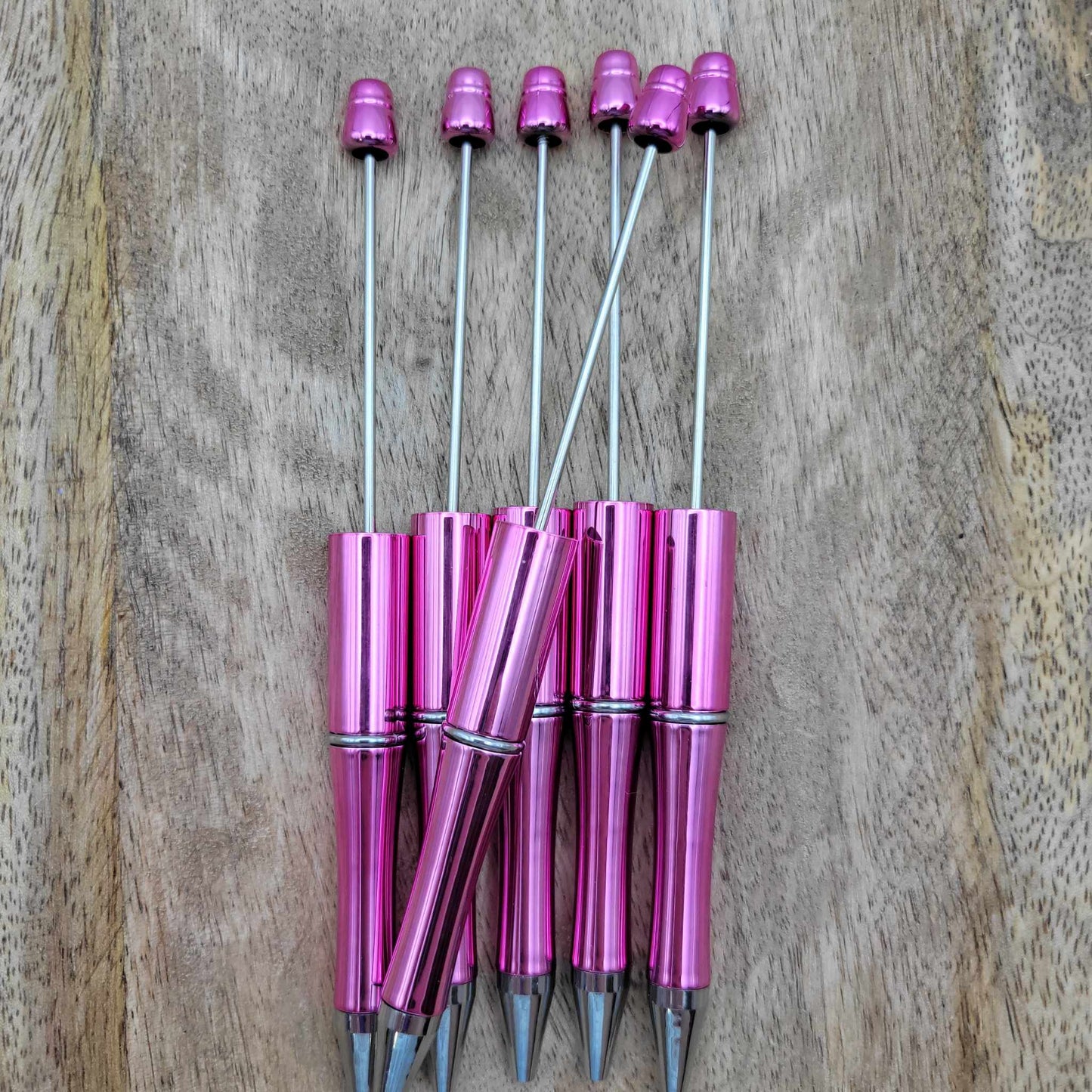 Metallic Pink - Beadable Pen Base