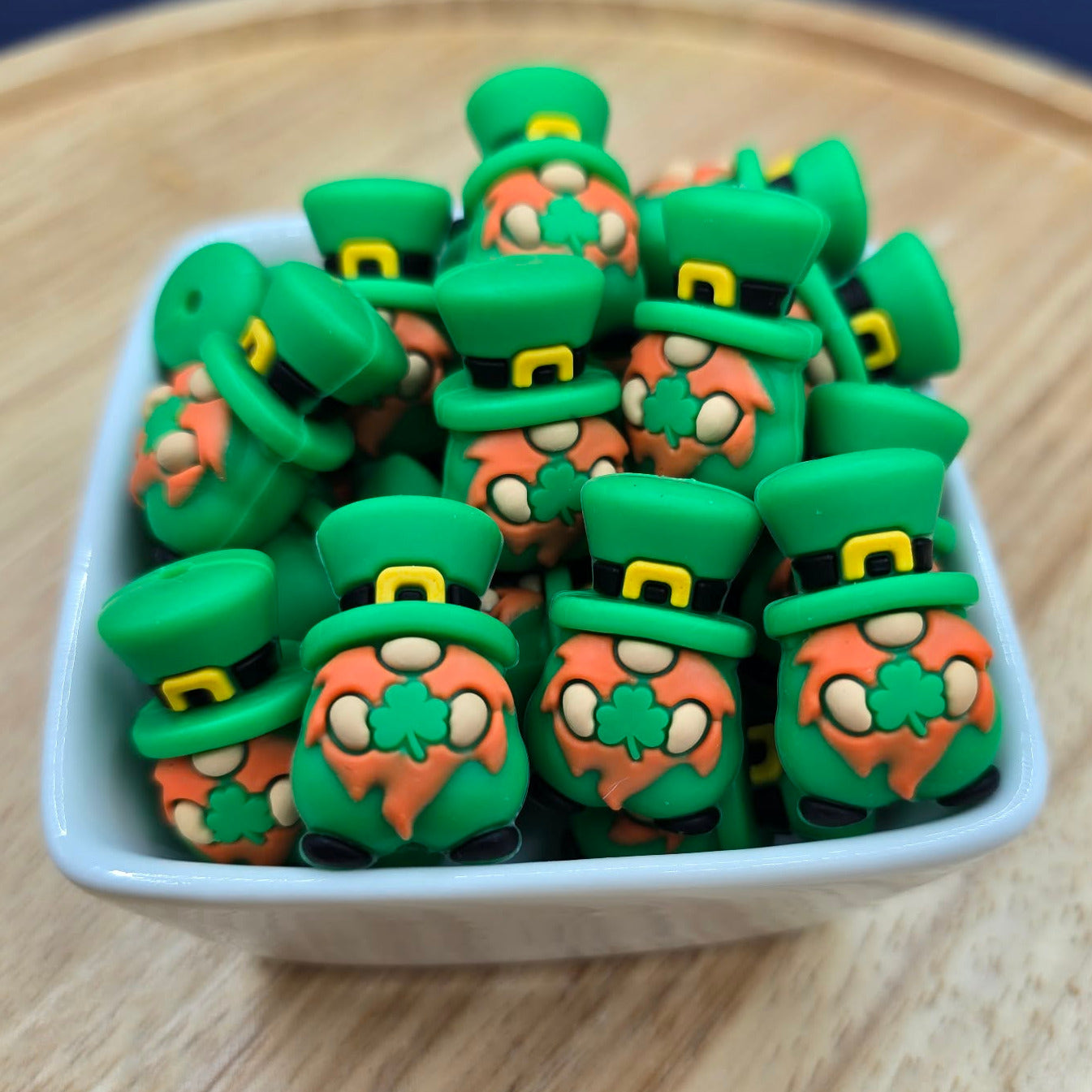 3D Lucky the Leprechaun - Silicone Focal Bead