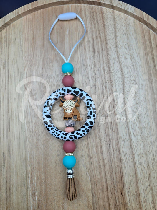 Barnyard Beauty - Car Charm (Ready-To-Ship)