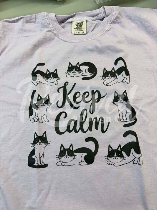 Keep Calm Kitties Shirt - (Size Large)