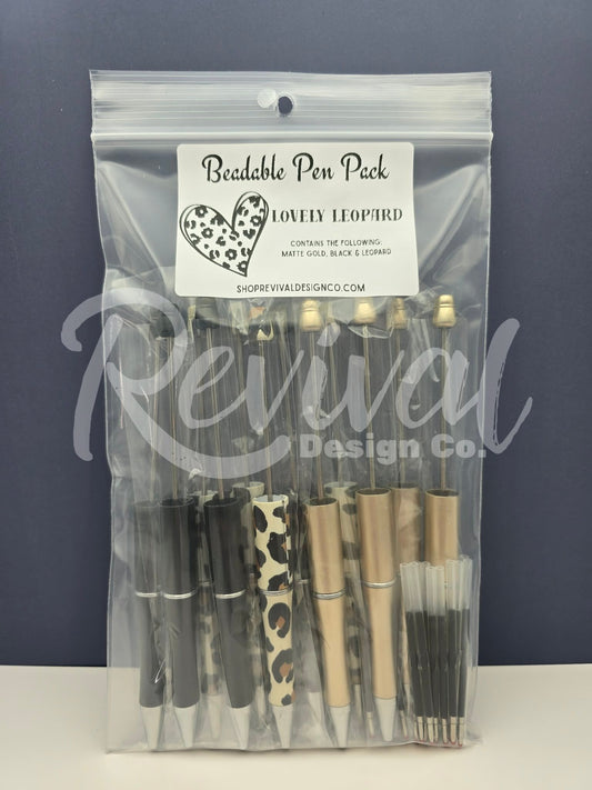 Dozen Pen Pack - Lovely Leopard