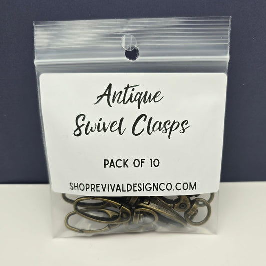 Antique Swivel Clasps (Pack of 10)