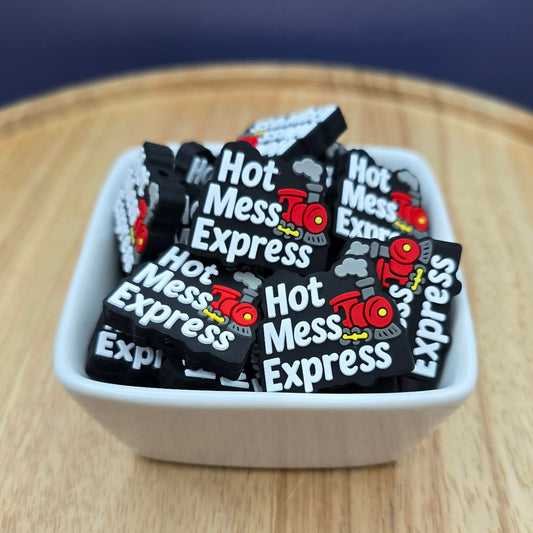 Hot Mess Express - Silicone Focal Bead
