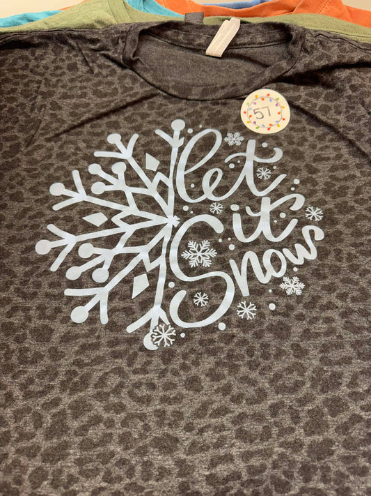 *Gently Worn* Let It Snow Shirt (2XL)