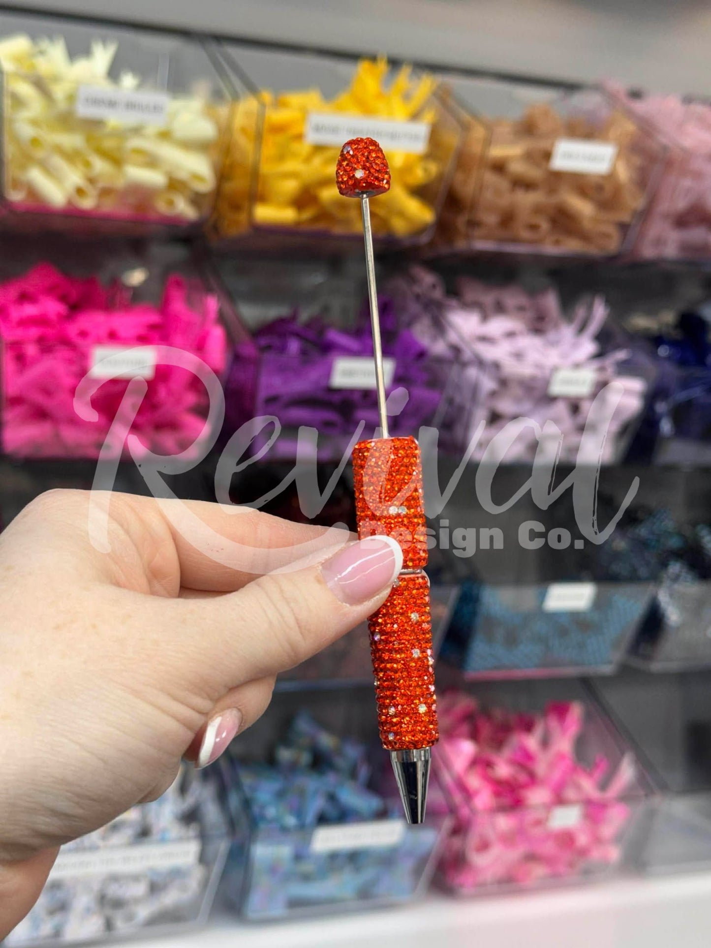 Rhinestone Beadable Pen - Too Damn Bad!