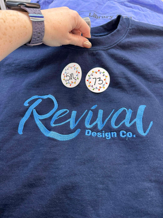 *Gently Worn* Embroidered Revival Crewneck (5XL)
