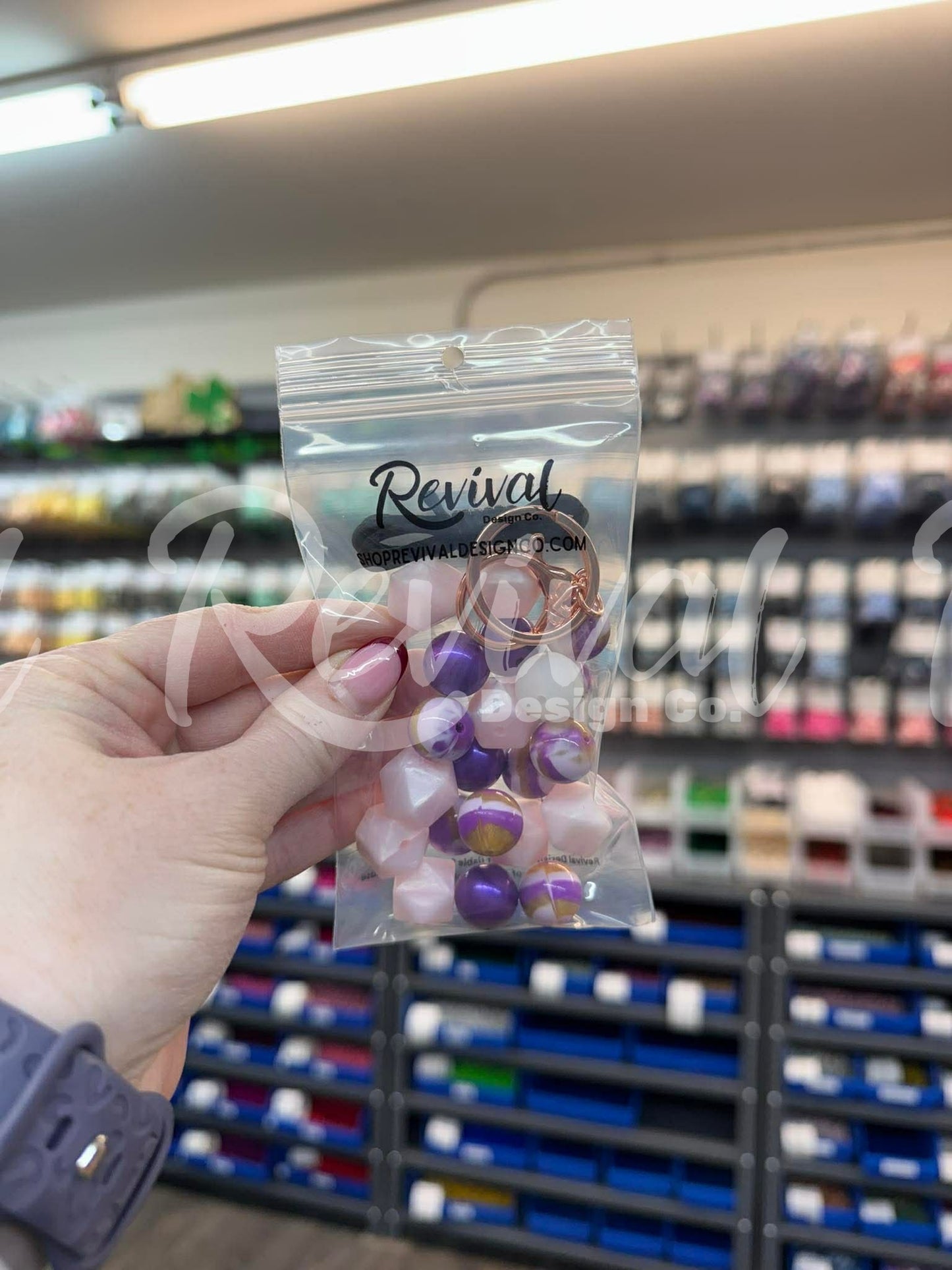 Mini DIY Wristlet Kit - Purple Pop!