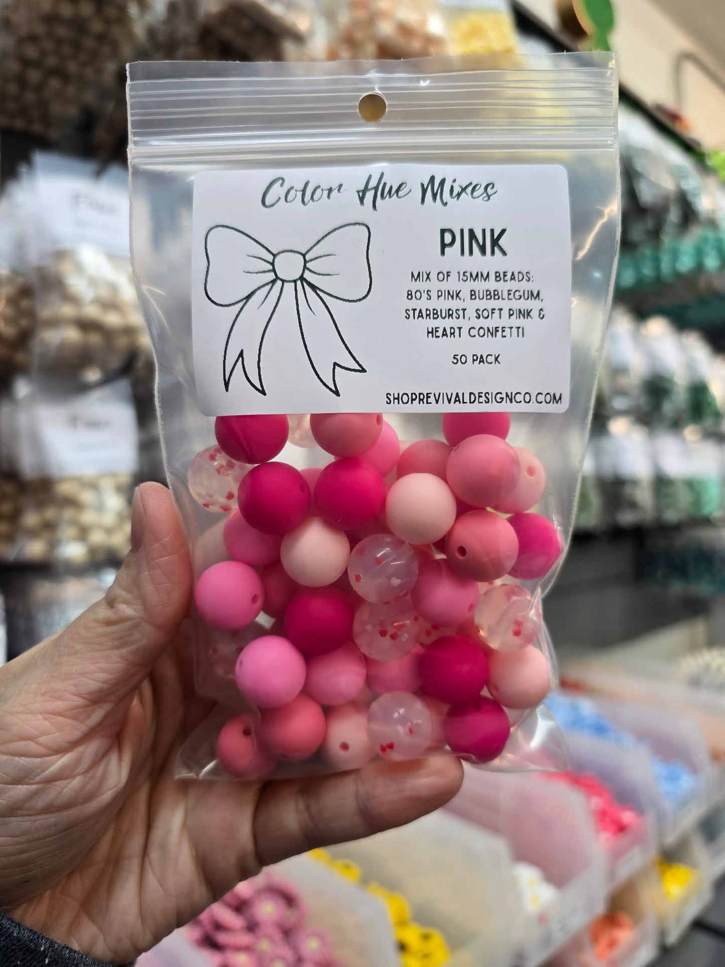 Color Hue Mix - Pink