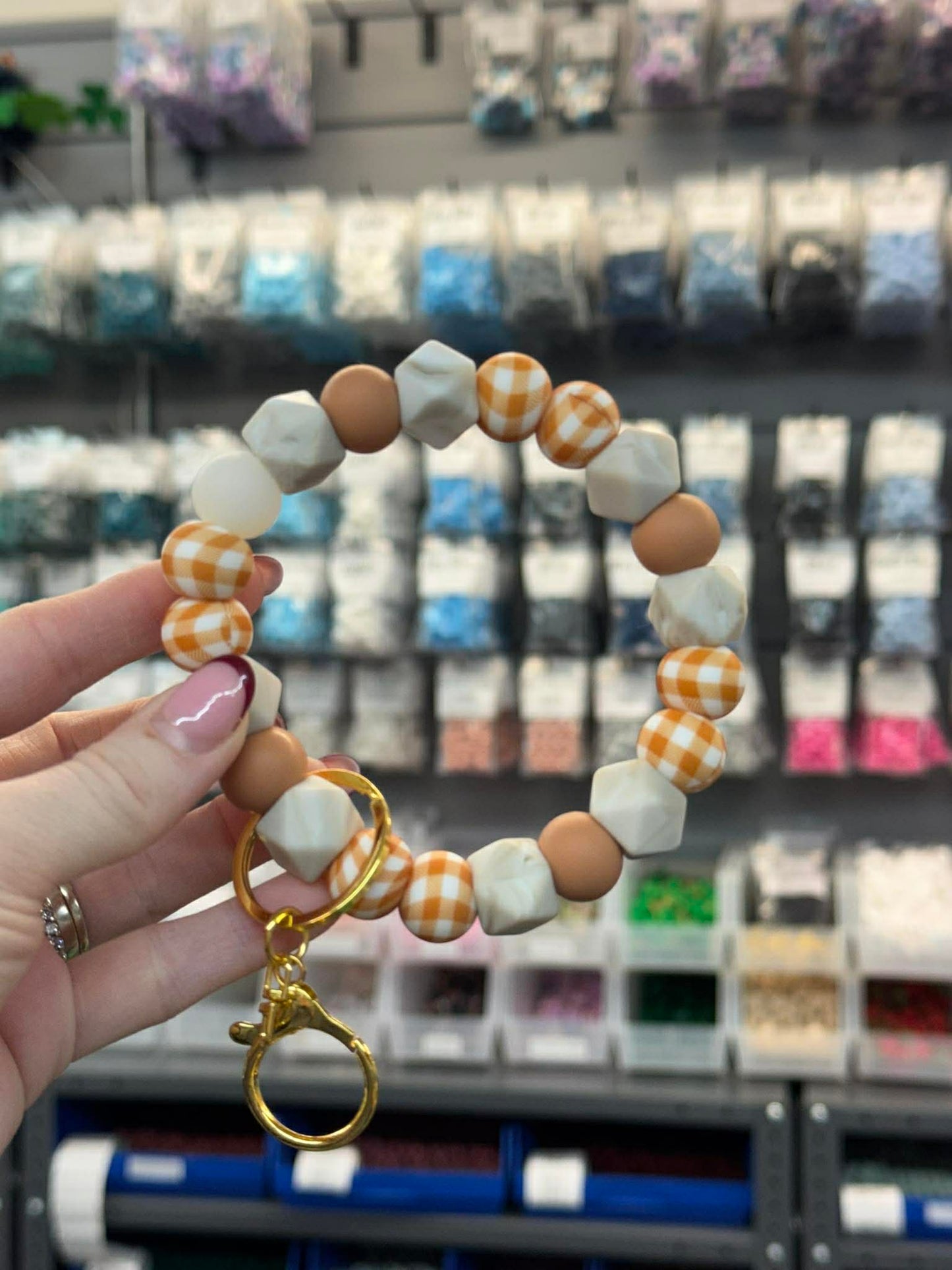 Mini DIY Wristlet Kit - Butterscotch Dreams