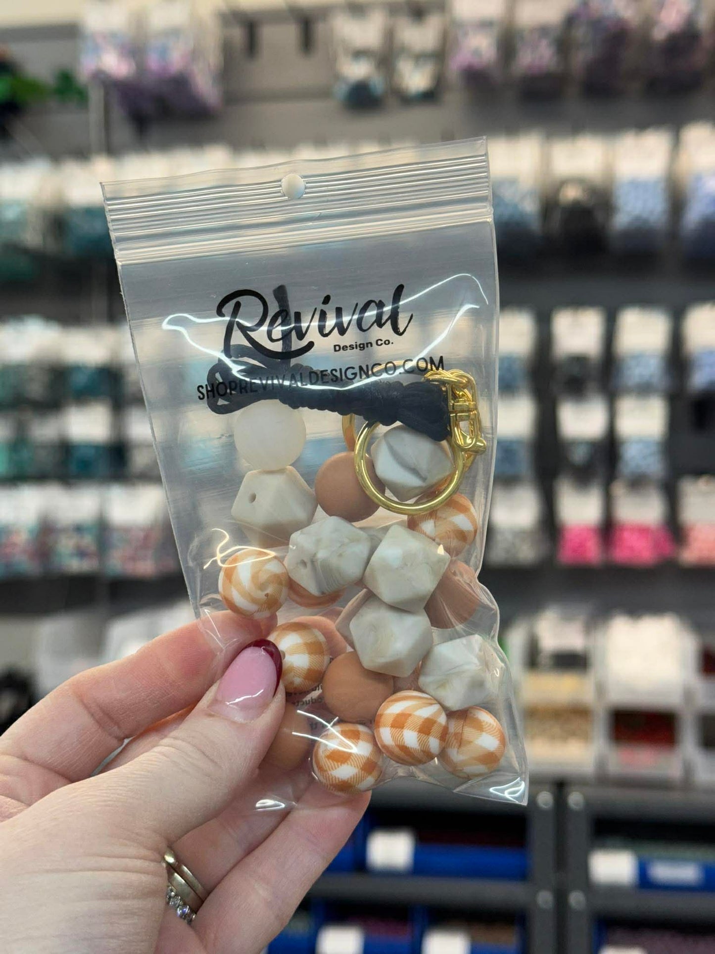 Mini DIY Wristlet Kit - Butterscotch Dreams