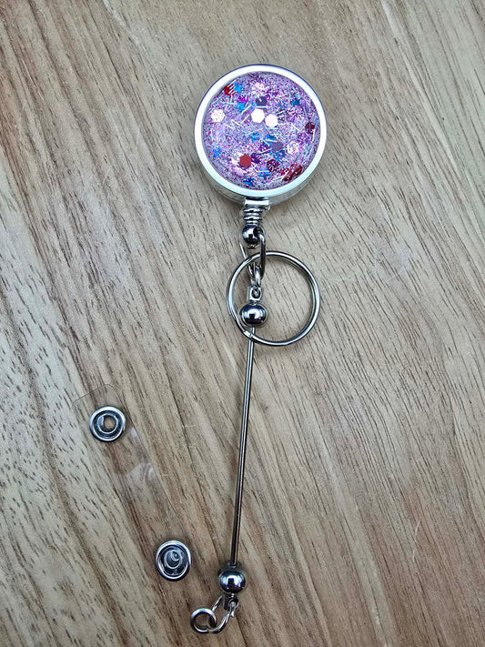 Poppy - Glitter Bar Badge Reel