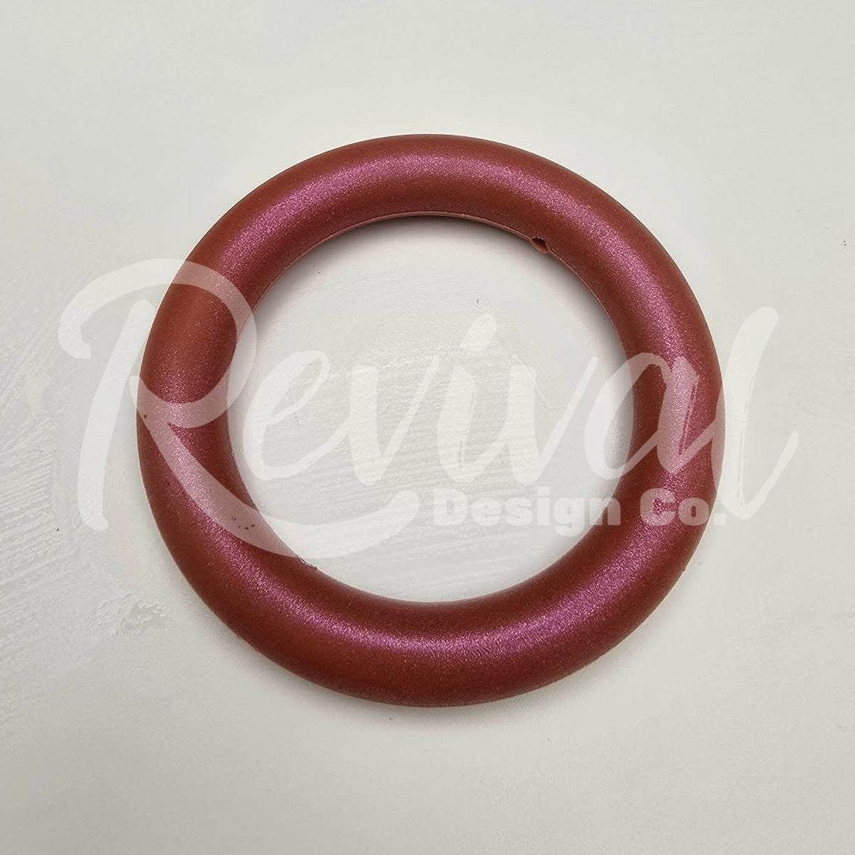 65mm Opal Silicone Ring - Terracotta