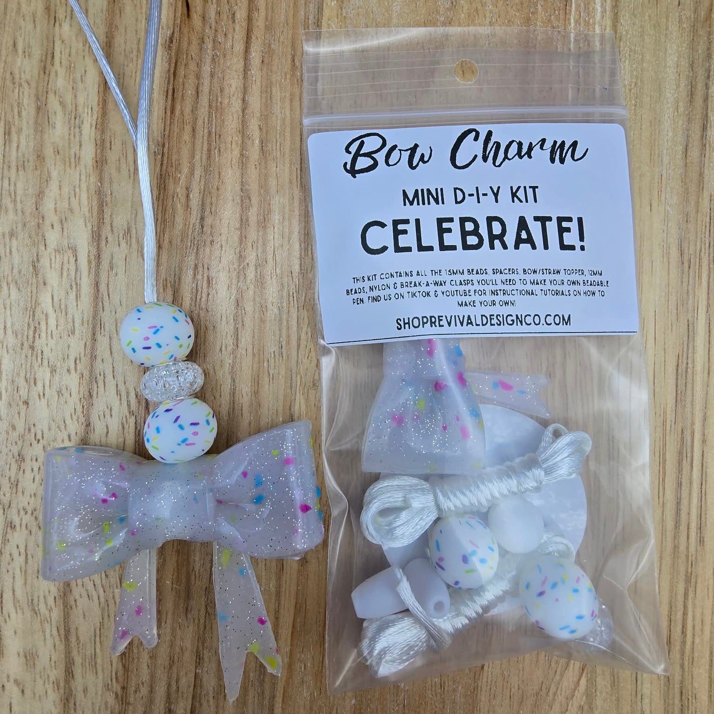 Mini Bow Charm DIY Kit - Celebrate!