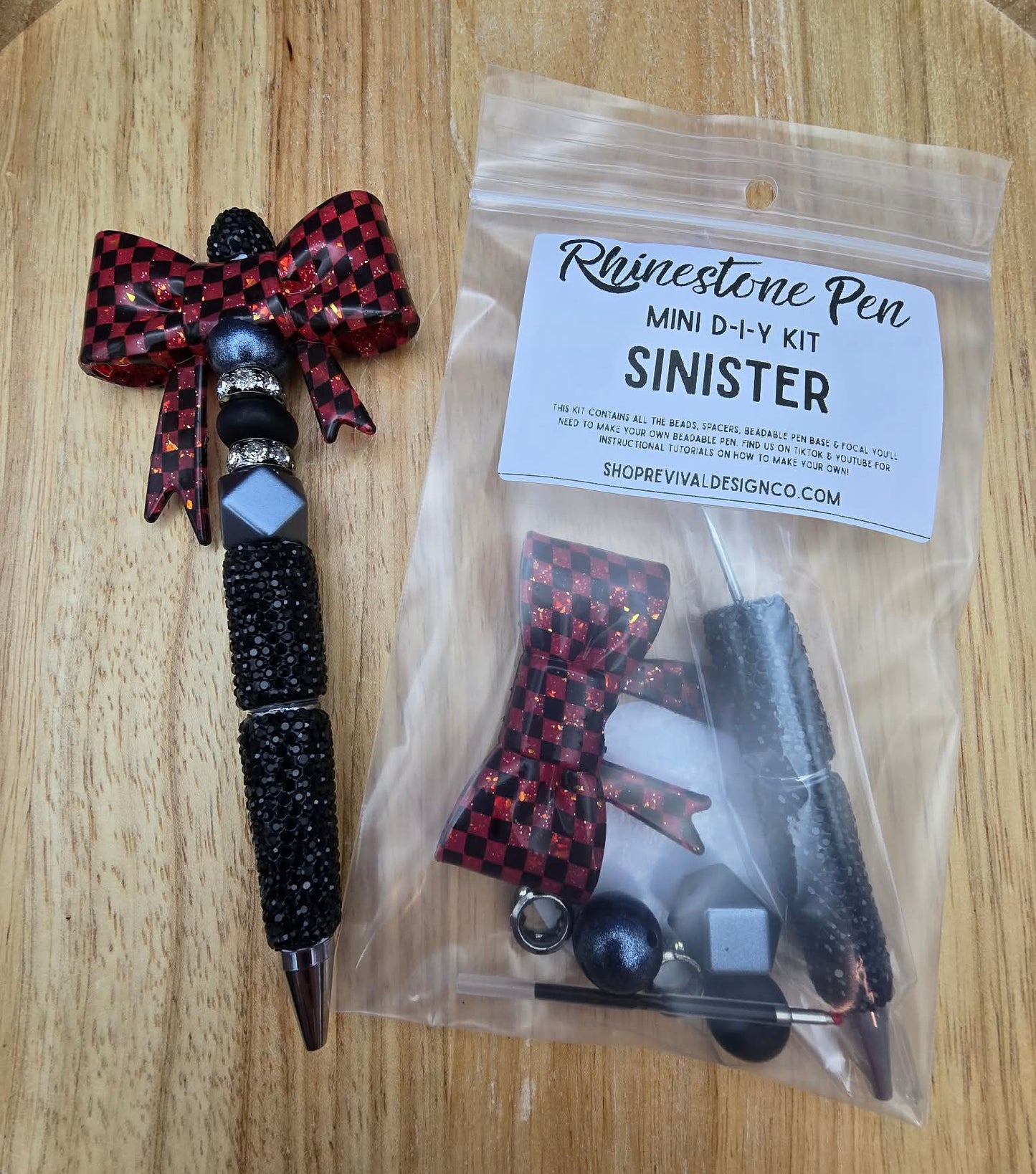 Mini Rhinestone Pen DIY Kit - Sinister