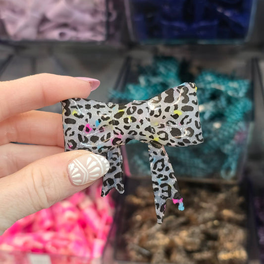 Party Rock - Silicone Bow Focal/Straw Topper