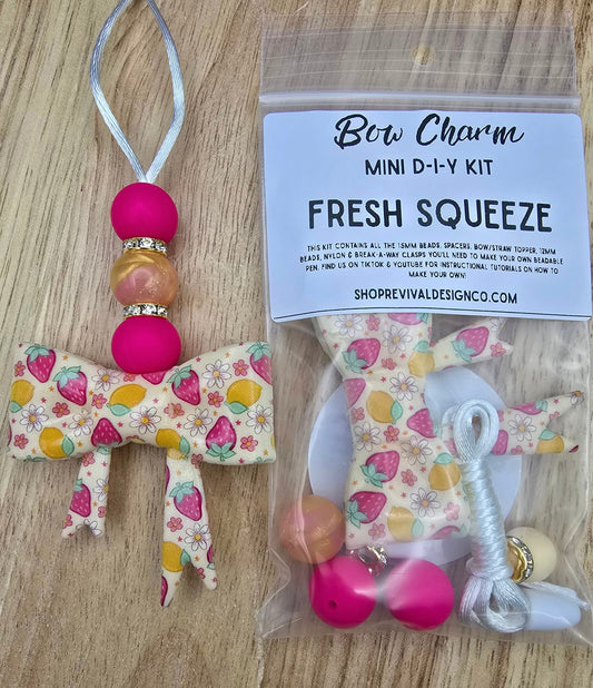 Mini Bow Charm DIY Kit - Fresh Squeeze