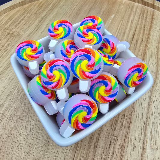 3D Candy Crush - Silicone Focal Bead