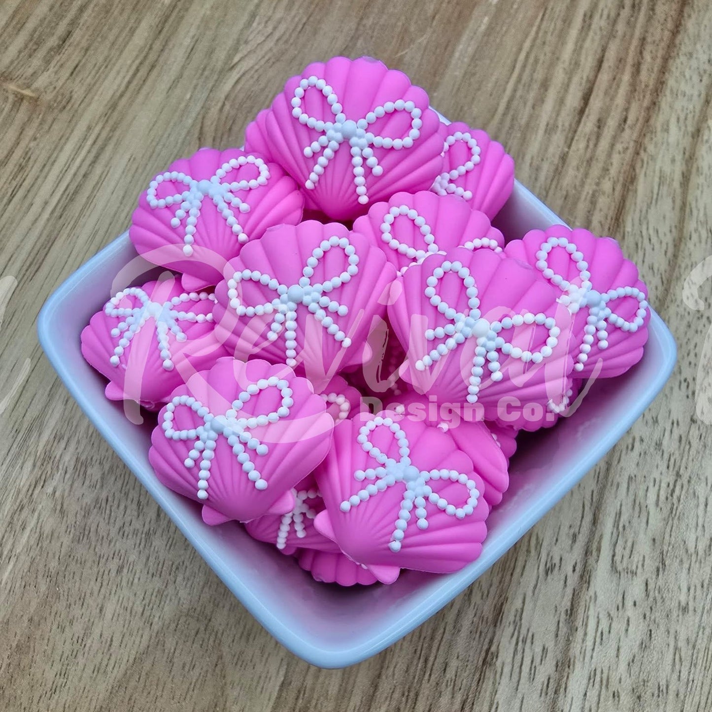 3D Sweet Scallop - Silicone Focal Bead