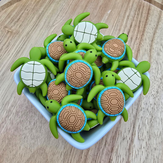 Tomi Turtle - Silicone Focal Bead