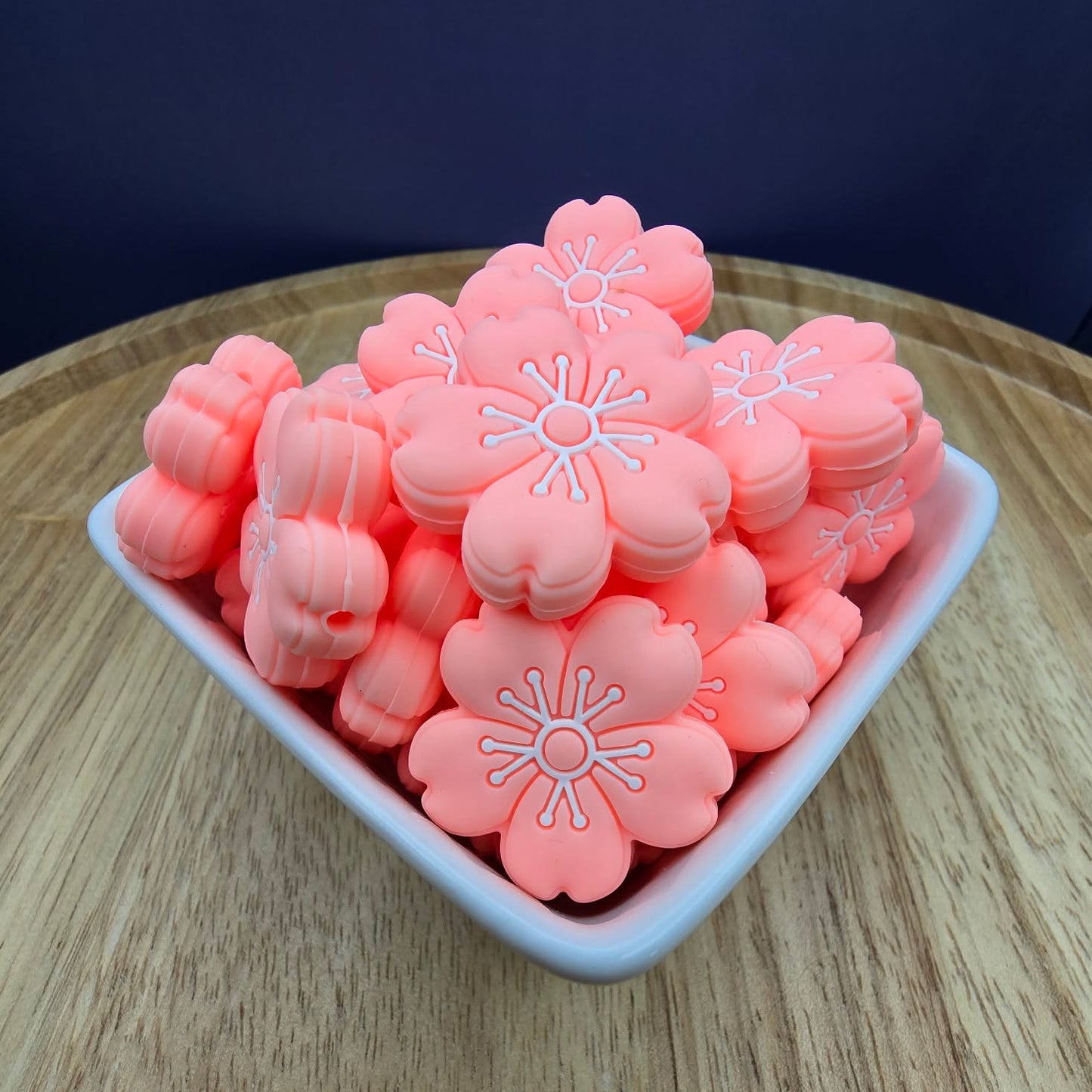Cherry Blossom - Silicone Focal Bead