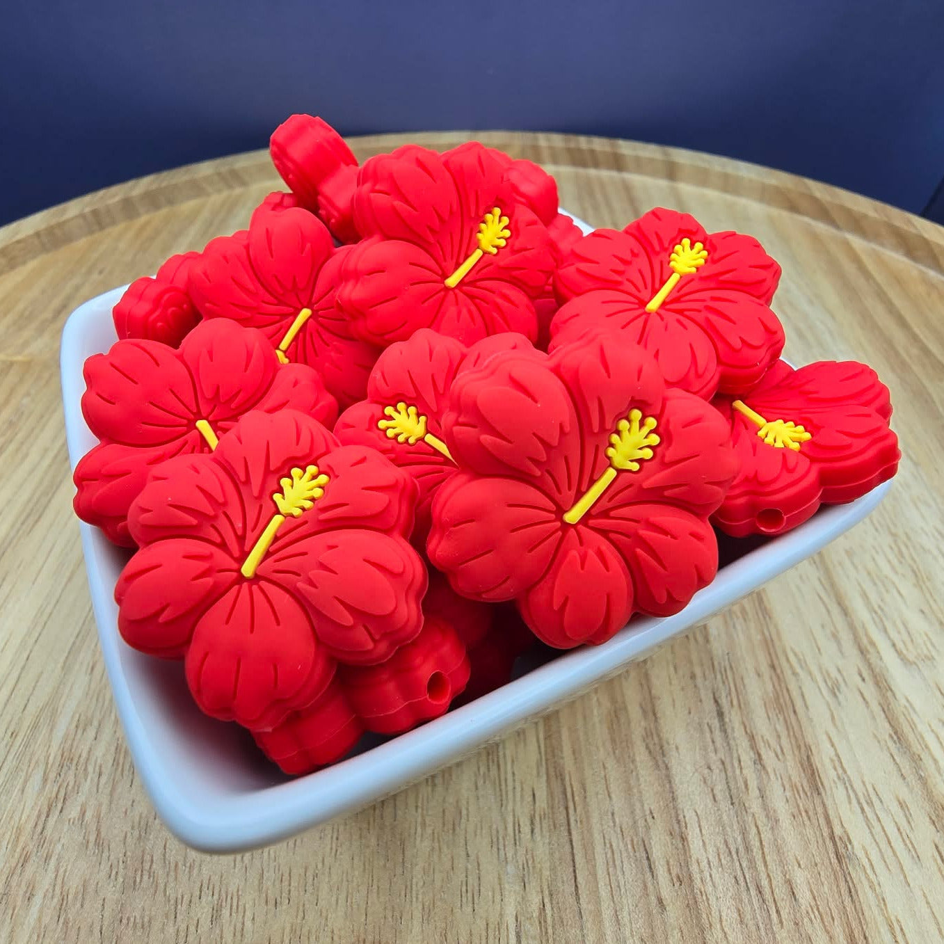 Hibiscus - Silicone Focal Bead