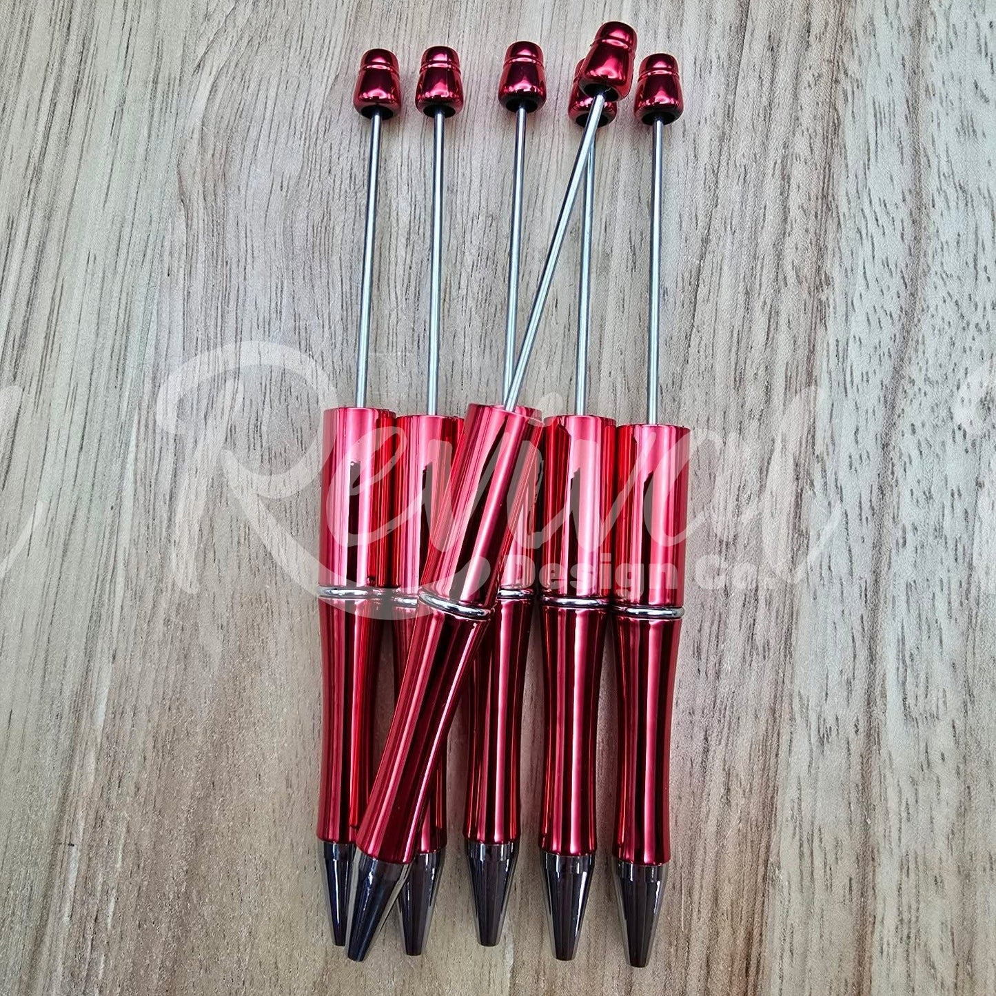 Metallic Red - Beadable Pen Base