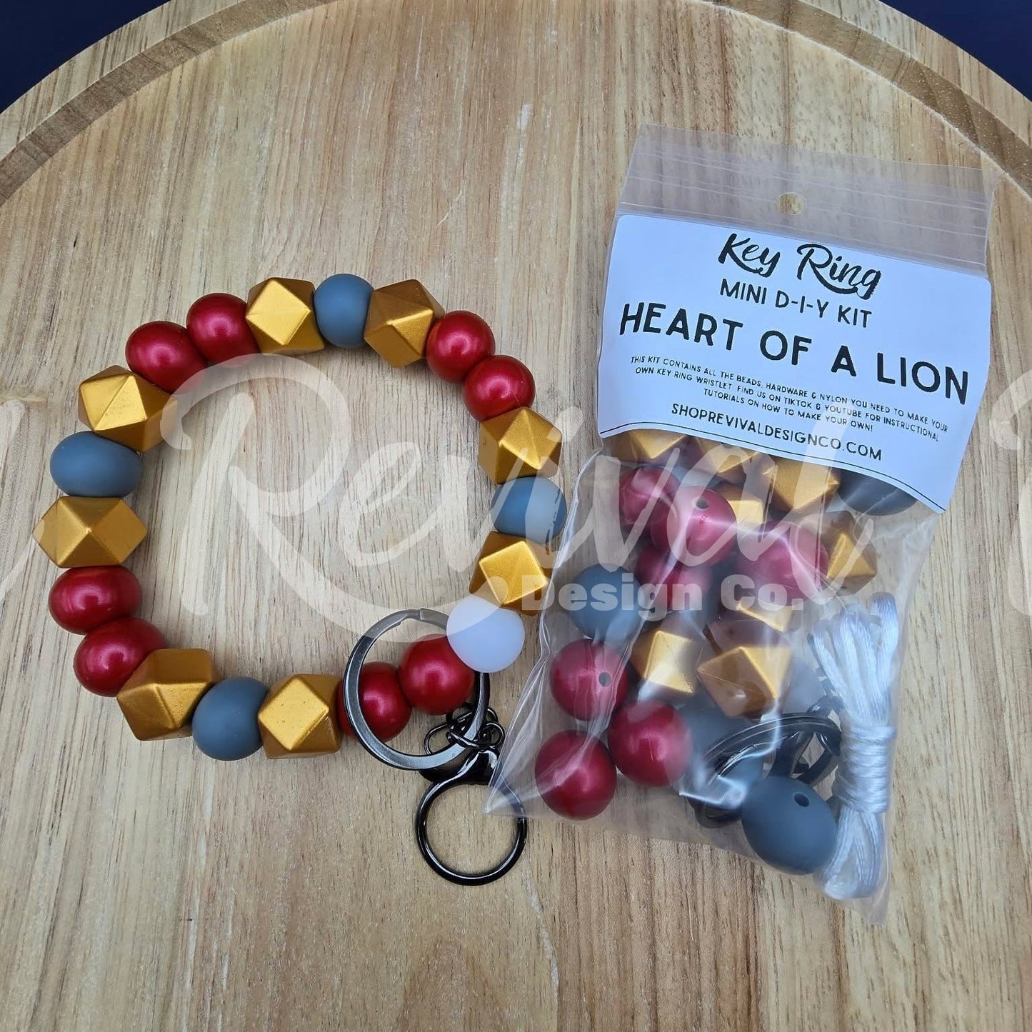 Mini DIY Wristlet Kit - Heart of the Lion
