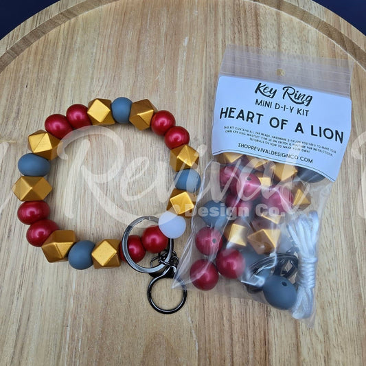 Mini DIY Wristlet Kit - Heart of a Lion