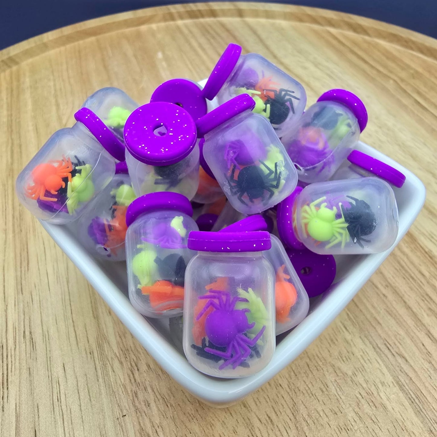 3D Spider Jar - Silicone Focal Bead