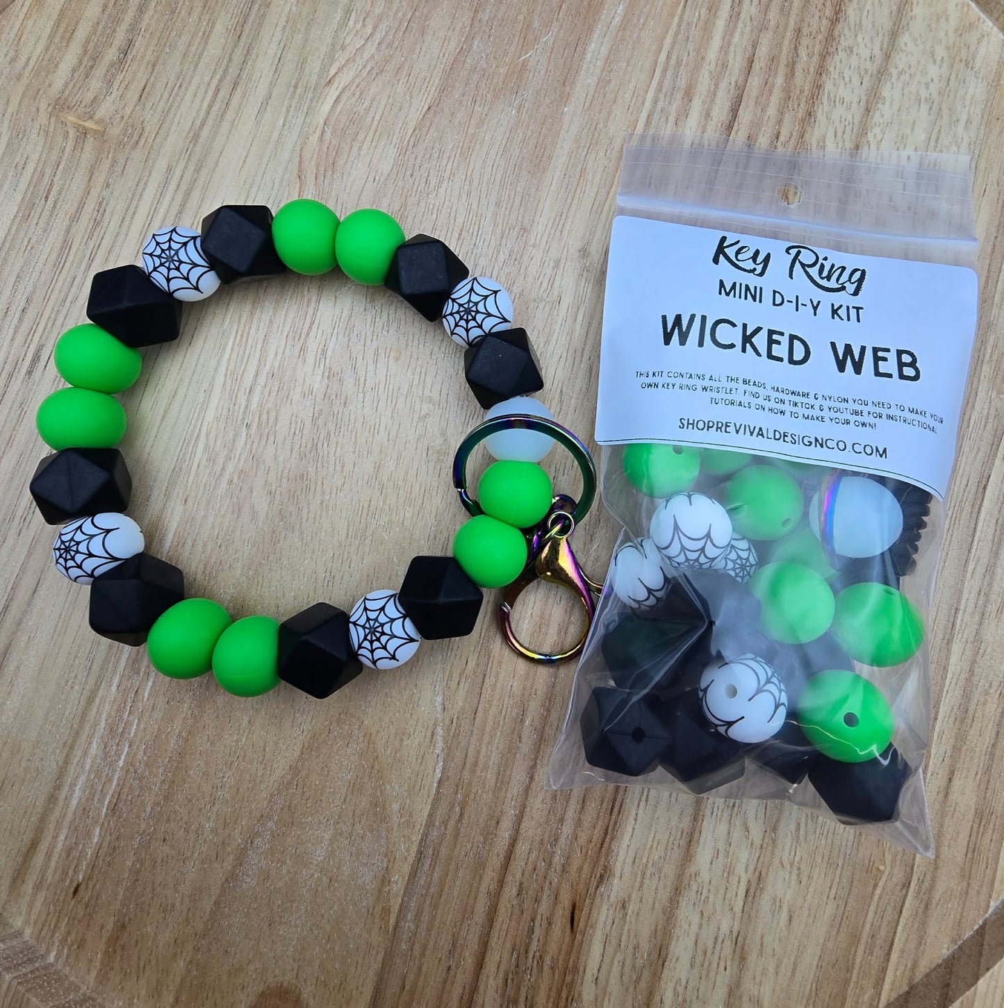 Mini DIY Wristlet Kit - Wicked Web