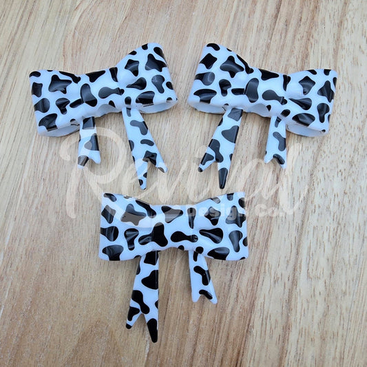 Cow - Silicone Bow Focal/Straw Topper