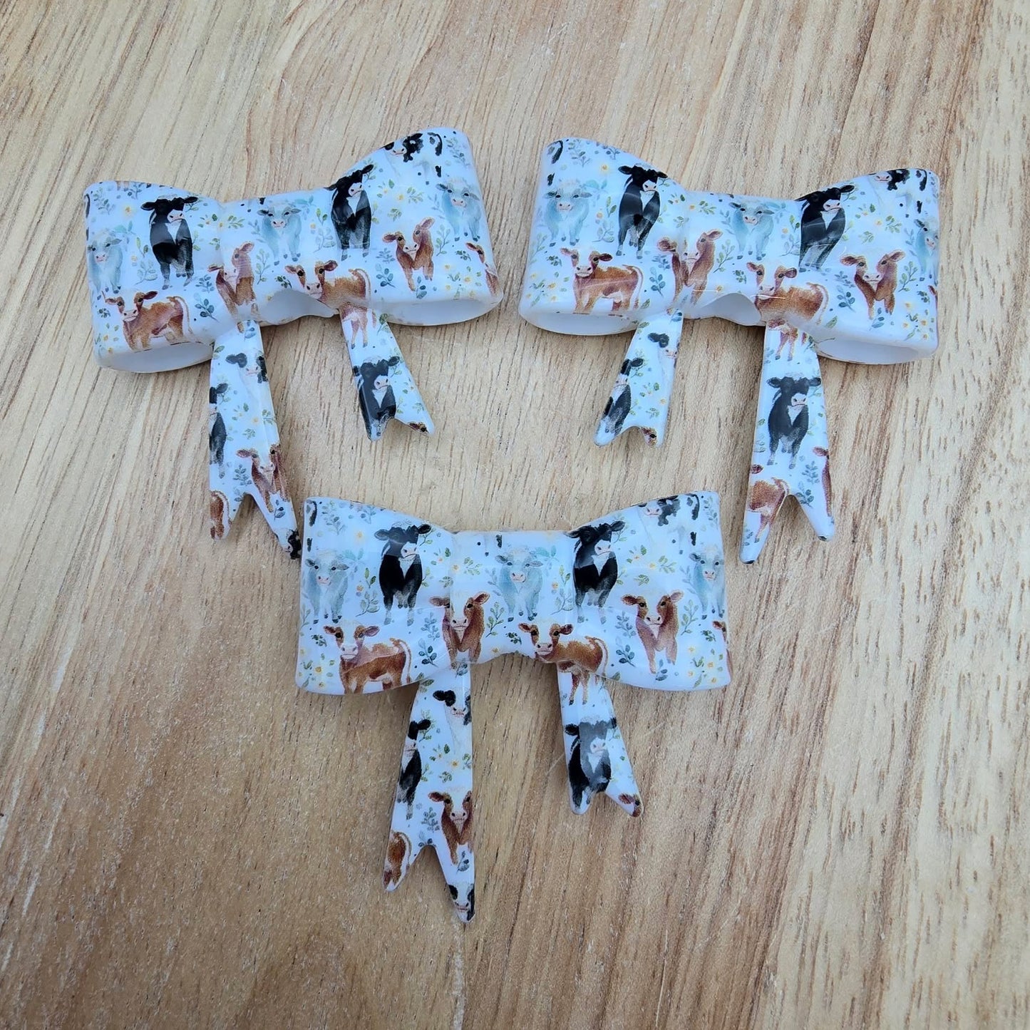 Highland Cow - Silicone Bow Focal/Straw Topper