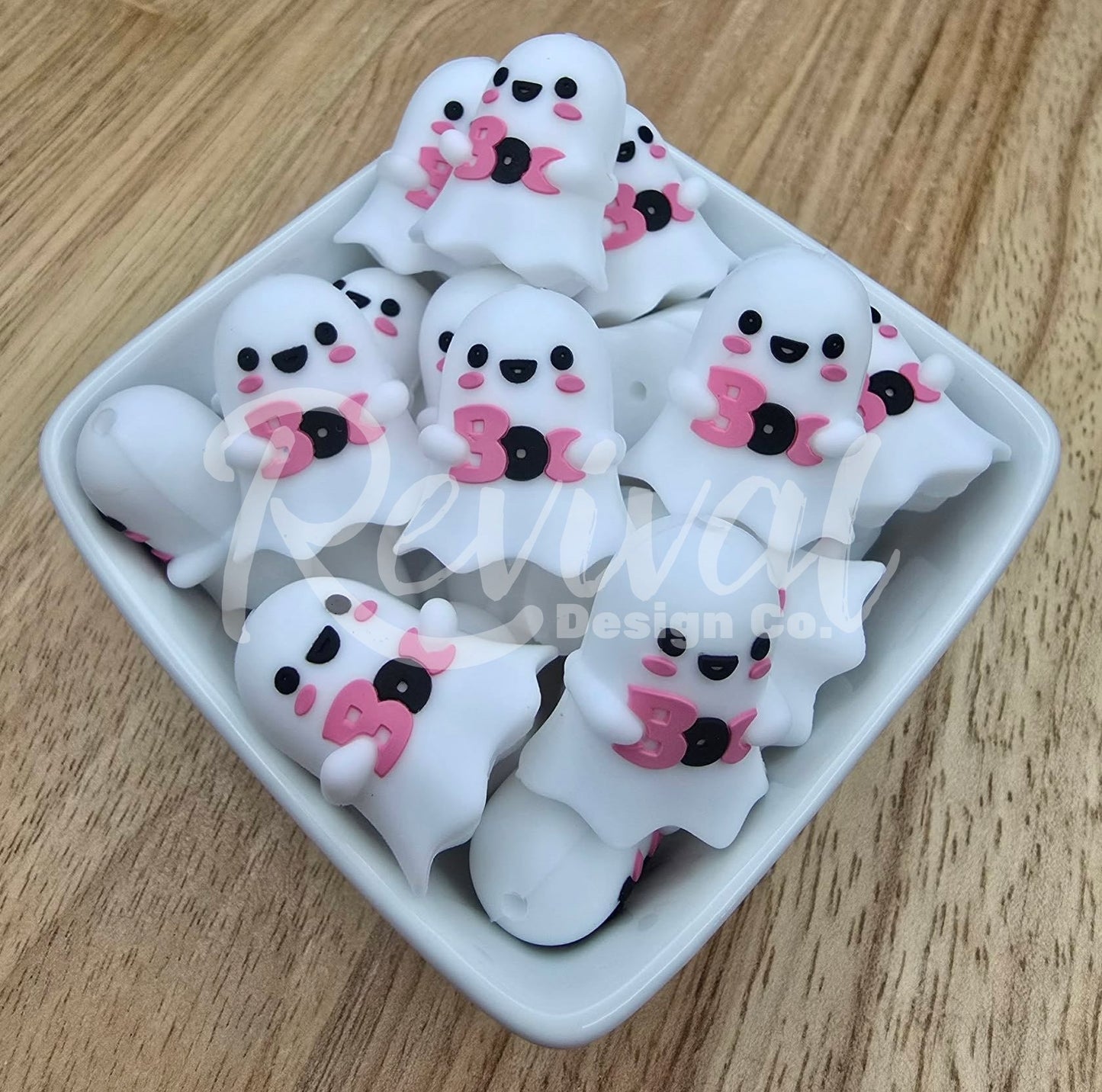 3D BOO-tiful - Silicone Focal Bead