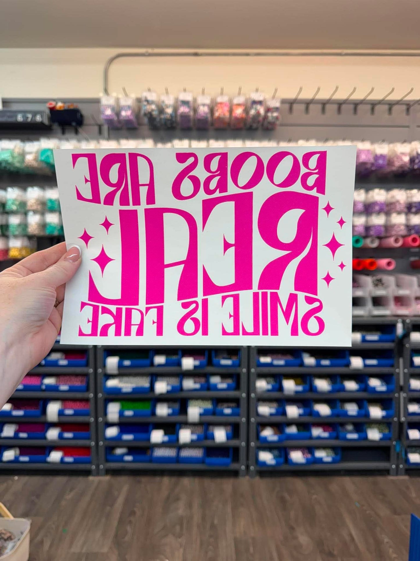 Real Boobs - Screen Print