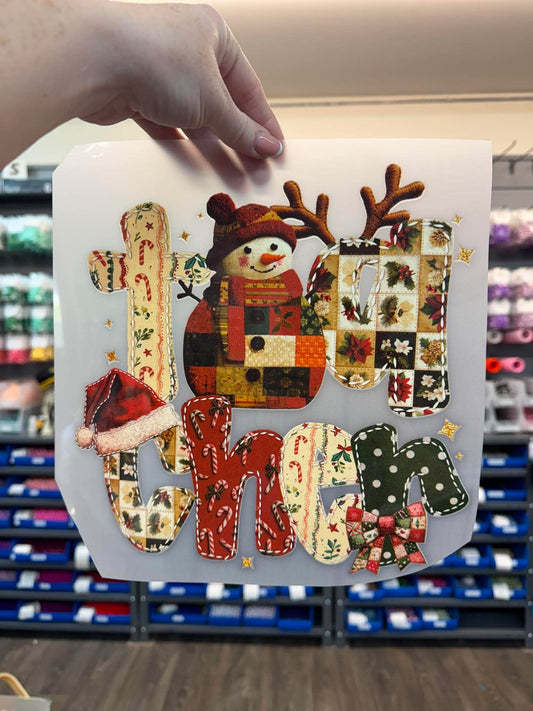 Teacher X-Mas Patchwork - Screen Print