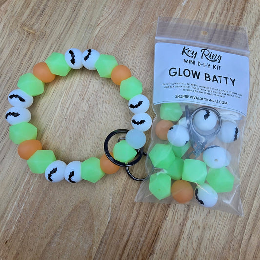 Mini DIY Wristlet Kit - Glow Batty