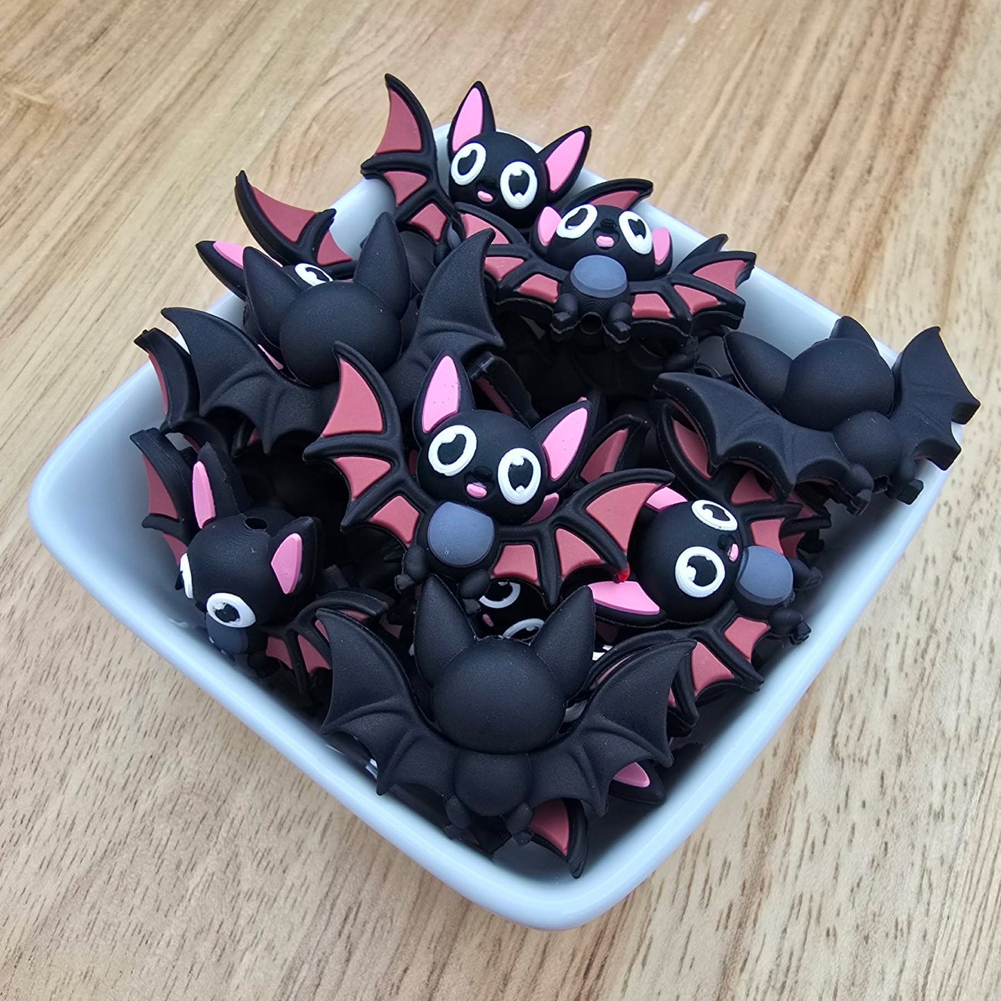 3D Gone Batty - Silicone Focal Bead