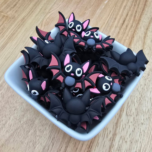 3D Gone Batty - Silicone Focal Bead