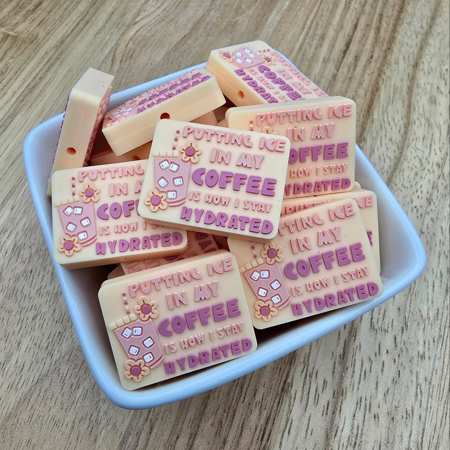 Iced Coffee - Silicone Focal Bead