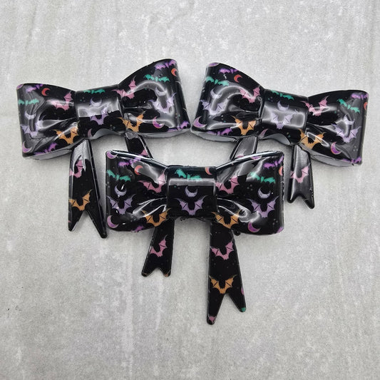 Bat Attack - Silicone Bow Focal/Straw Topper