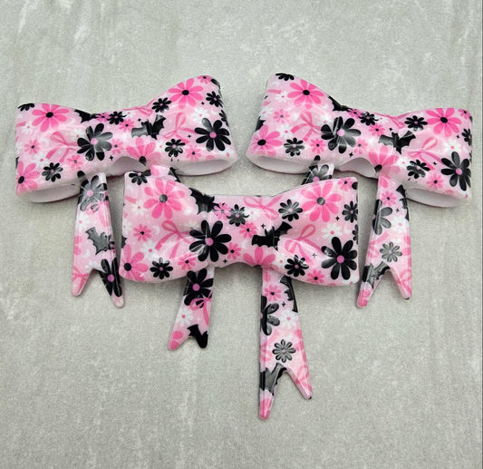 Bats & Bows - Silicone Bow Focal/Straw Topper