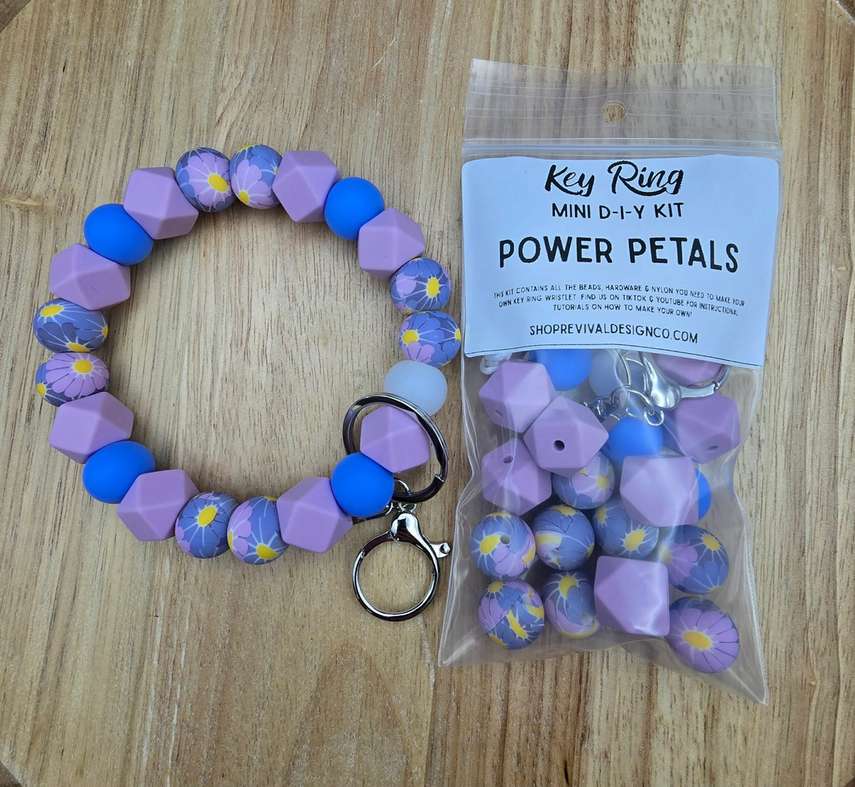 Mini DIY Wristlet Kit - Power Petals