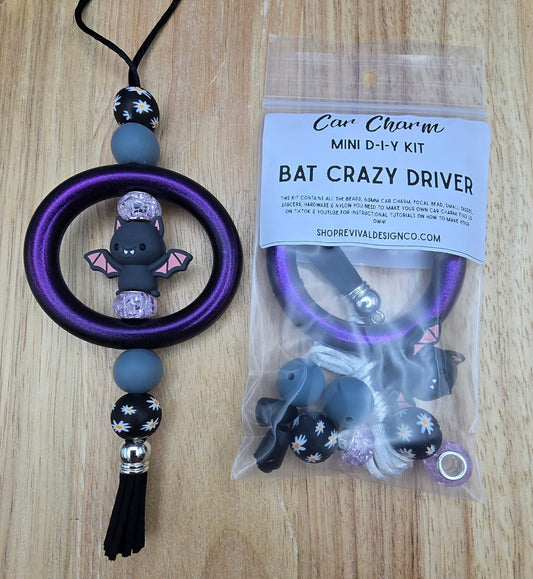 Mini Car Charm DIY Kit - Bat Crazy Driver