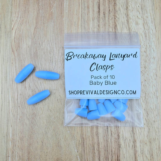 Baby Blue - Break-Away Lanyard Clasp