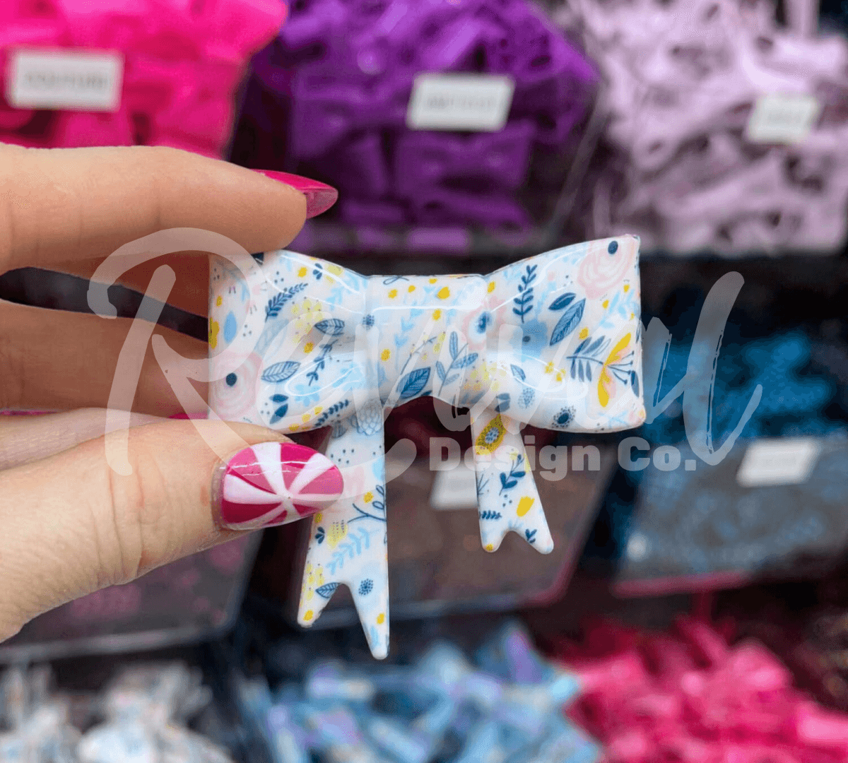 Among The Wildflowers - Silicone Bow Focal/Straw Topper
