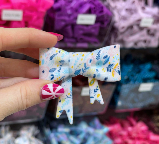 Among The Wildflowers - Silicone Bow Focal/Straw Topper